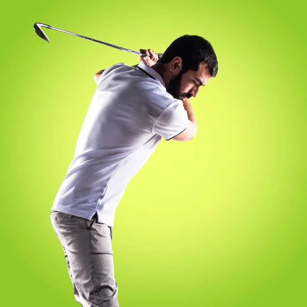 Golf adam — Stok fotoğraf