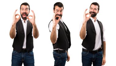 Cool adam Ok işareti yapım seti