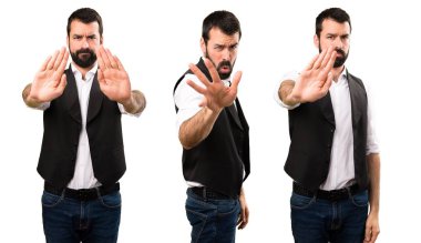 Cool adam dur işareti yapım seti