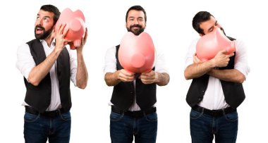 Cool adam bir servet tutan kümesi