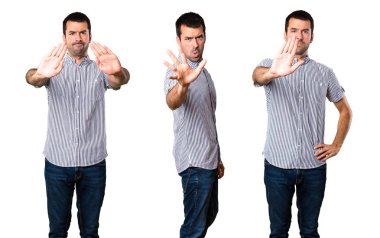 Yakışıklı adam dur işareti yapım seti