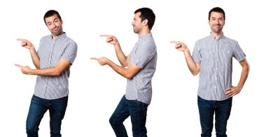 Yakışıklı adam için lateral işaret kümesi