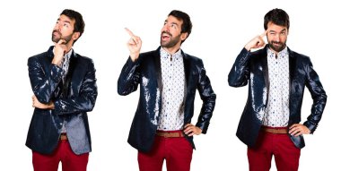 Erkek ceket düşünce ile