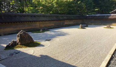 Japonya 'daki güzel park.