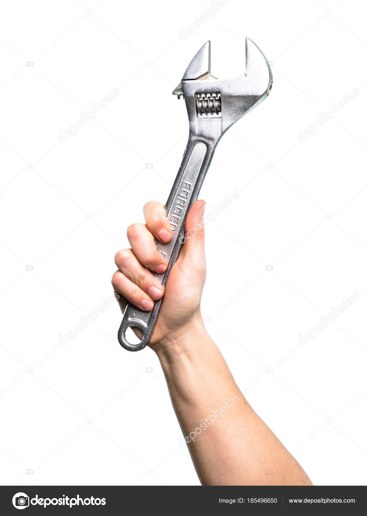 Spanner Wrench The Metal Stock Photo - Download Image Now - Wrench,  Adjustable Wrench, Cut Out - iStock