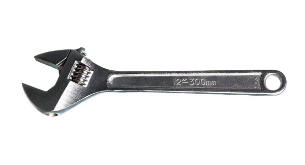 Wrench over isolated white background — Stock Photo, Image