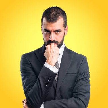 iş adamı, düşünüyor