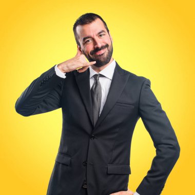 Telefon jest yapma işadamı