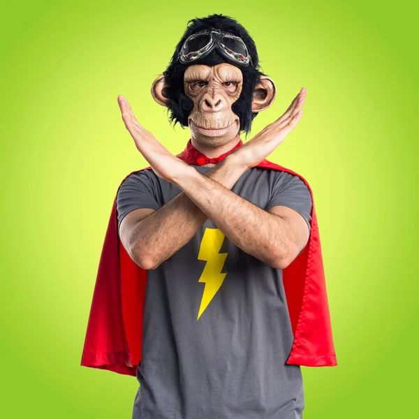 Supereroe scimmia uomo che non fa alcun gesto — Foto Stock