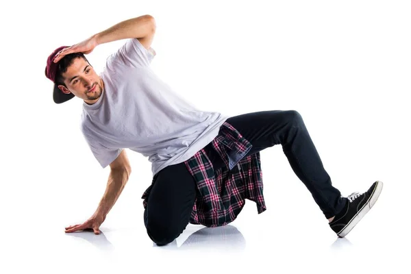 Man dancing street dance — Stock Photo, Image