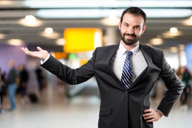 işadamı gösteren izole beyaz arka plan üzerinde yapma 