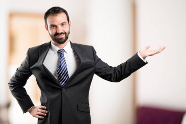 işadamı gösteren izole beyaz arka plan üzerinde yapma 