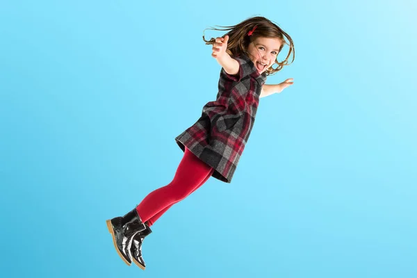 Bambina che vola — Foto Stock