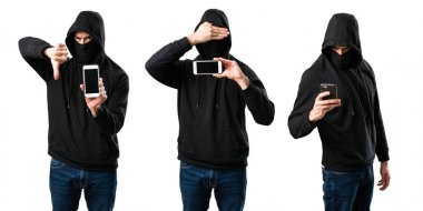 Hacker kümesi mobil yüzünü kaplayan ve kötü si yapıyor