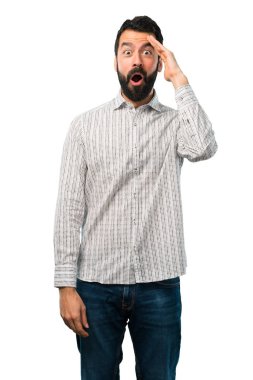 Sakal niyetinde ile yakışıklı adam çözüm anlar