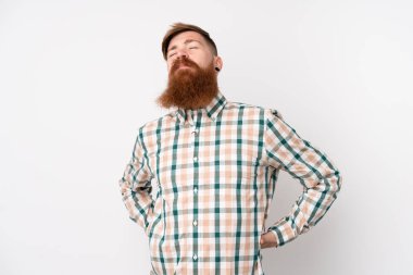 Kızıl saçlı, uzun sakallı, soyutlanmış beyaz bir geçmişi olan, gayret gösterdiği için sırt ağrısı çeken bir adam.