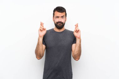 Soyutlanmış beyaz bir geçmişi olan genç yakışıklı bir adam şans diliyor ve en iyisini diliyor.