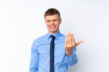 Genç yakışıklı iş adamı gelmek istiyor.