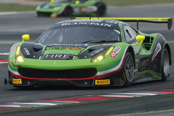 Ferrari 488 GT3. Mistrzostwa Blancpain gt Series — Zdjęcie stockowe