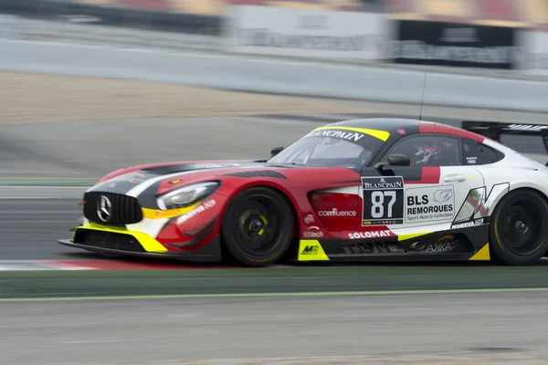 Mercedes AMG GT3. Campeonato de Blancpain GT Series — Foto de Stock