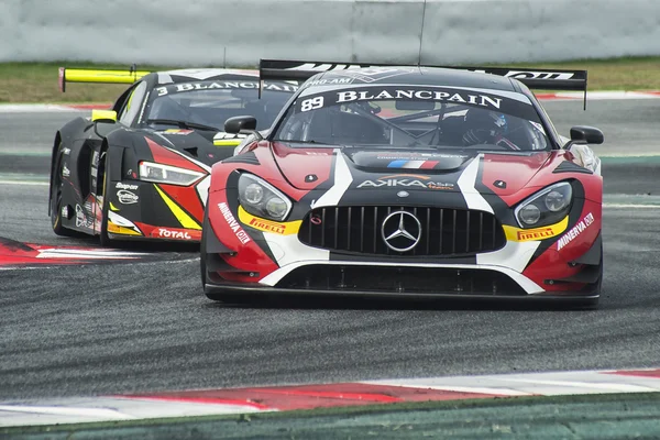 メルセデス Amg Gt3. ブランパン Gt シリーズ — ストック写真