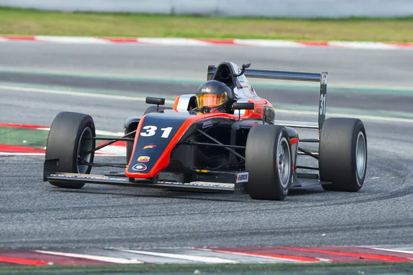 Motorista Antolin Gonzalez. Campeonato Espanhol de F4 — Fotografia de Stock