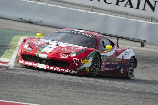 Ferrari 458 Italia Gt3. Blancpain серії gt чемпіонату — стокове фото