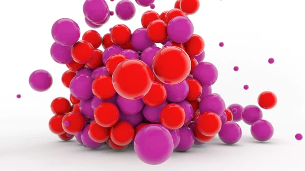 Coloridas esferas de renderizado — Foto de Stock