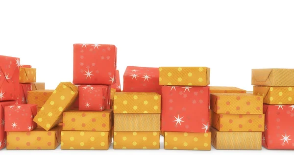 Christmas boxes and gifts — Stock Photo, Image