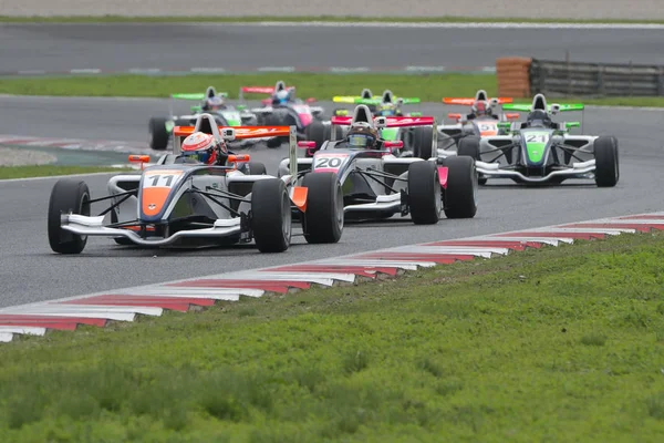 Motorista Tristan Charpentien. Campeão de França F4 — Fotografia de Stock