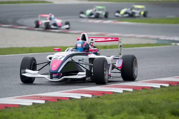 Řidič Theo Coicaud. Championnat de France F4 — Stock fotografie