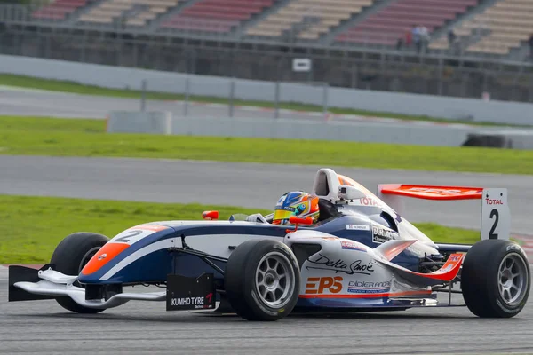 Driver Hugo Chevalier.  Championnat de France F4 — ストック写真