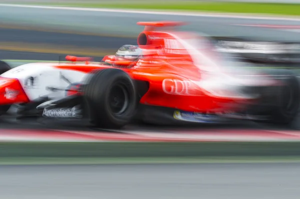 Stuurprogramma Aurelien Panis. Formule V8 3.5 — Stockfoto