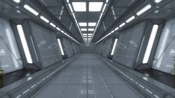 SciFi futurisztikus belső tér — Stock Fotó