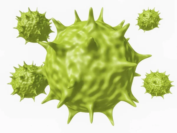 추상적인 3d 바이러스 — 스톡 사진