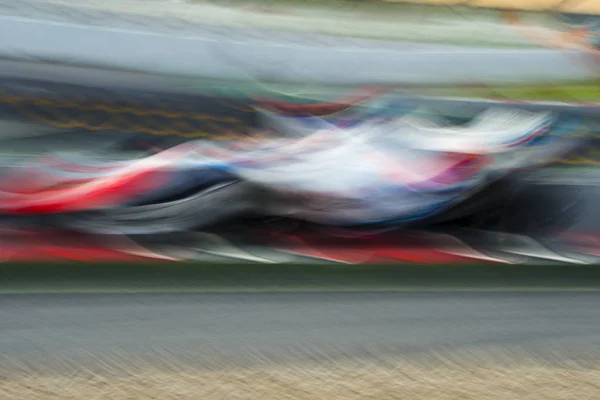 Hastighet-suddig racing fordon — Stockfoto