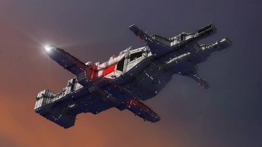 3D Ufo uçak