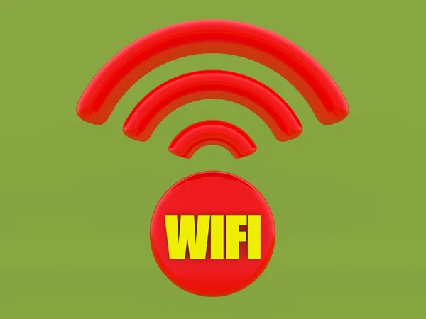 Segnale zona WiFi — Foto Stock