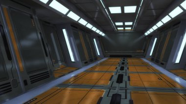 Fütüristik 3d çizim