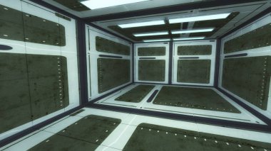 Fütüristik 3d çizim