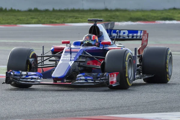 Řidič Kvyat. Týmu Toro Rosso — Stock fotografie