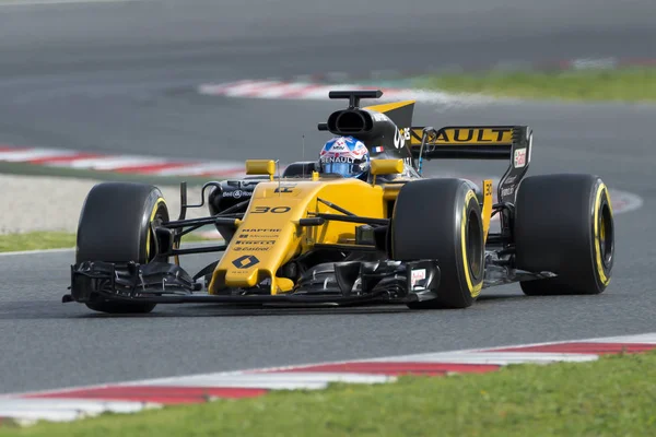 Stuurprogramma Palmer. Team Renault — Stockfoto