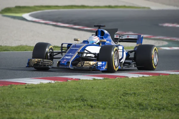 Fahrer giovinazzi. Teamgeist — Stockfoto