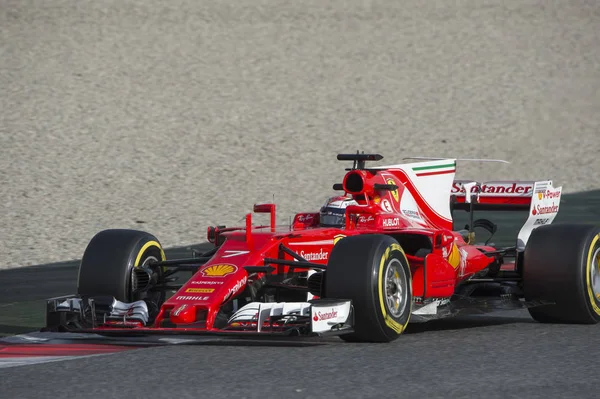 Räikkönen ovladače. Tým Ferrari — Stock fotografie