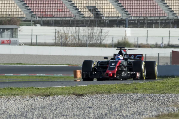 Autista Romain Grosjean. Team Haas — Foto Stock