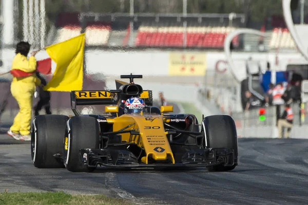 Autista Jolyon Palmer. Team Renault — Foto Stock
