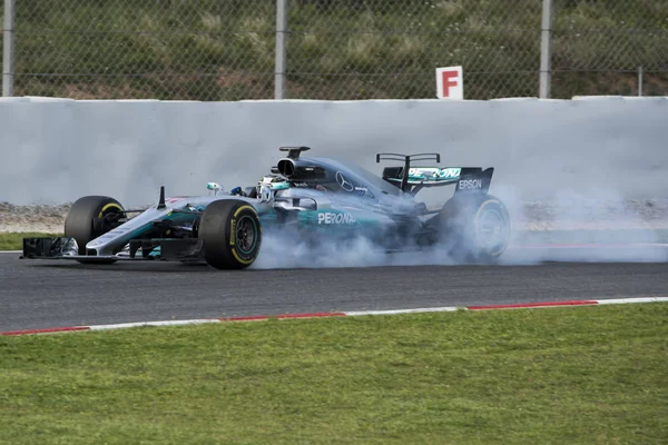 Motorista Valtteri Bottas. Equipa Mercedes — Fotografia de Stock