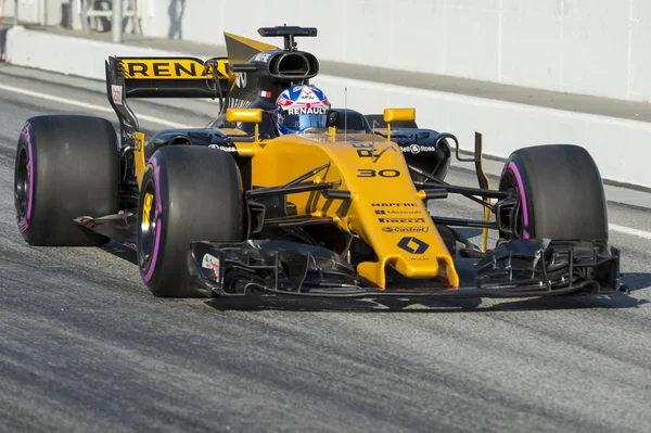 Stuurprogramma Palmer. Team Renault — Stockfoto
