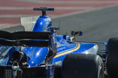 Sürücü Pascal Wehrlein. Takımı Sauber