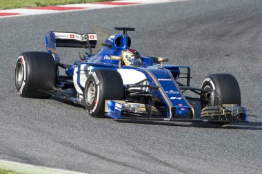 Sürücü Pascal Wehrlein. Takımı Sauber